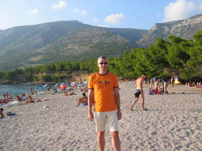 Die Sonnenseite, so leer war es vor einer Stunde noch nicht!