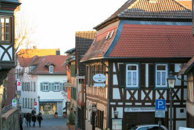 Blick zur Schirn, dem alten Marktplatz